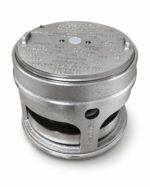 Nameplate วาล์วนิรภัย MEGA SUPERVENTIX แสดงค่า Pressure Setting 200 kPa และ Vacuum 21 kPa