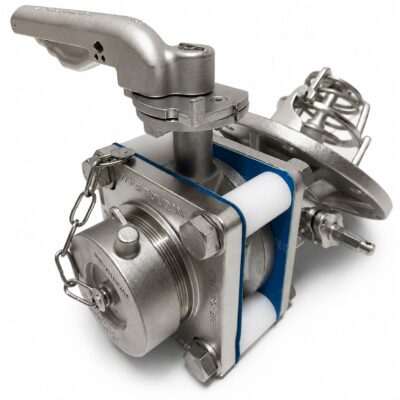 ชุดวาล์ว Bottom Discharge ISO Tank 3 นิ้ว มุม 45 องศา (PEROLO NEATCO MKII VNT3 DN80)