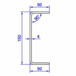 รางประตูตู้คอนเทนเนอร์ Container Door Rail รหัส DFRAMEH-CM จาก Gavan Asia