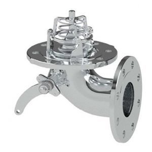 ฟุตวาล์ว IBC PEROLO CHIM 3 นิ้ว DN80 ทางออก 90 องศา Stainless 316L